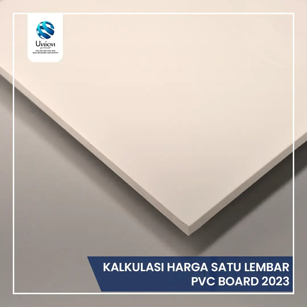 Harga satu lembar PVC Board 2023